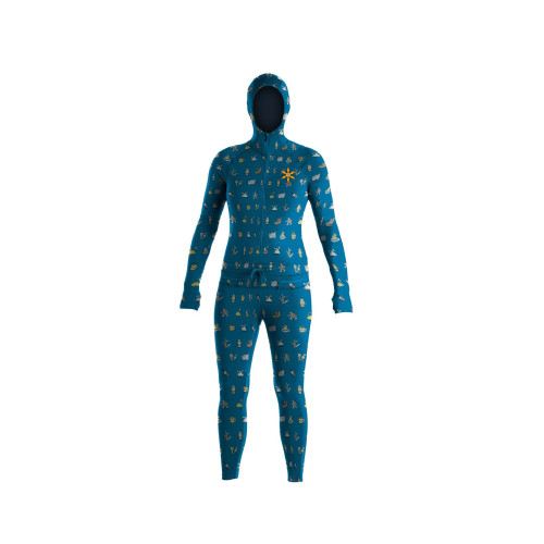 Термобілизна Airblaster Women's Classic Ninja Suit Teal Camp Print