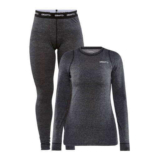 Термобілизна Craft Core Wool Merino Set Women Black Melange