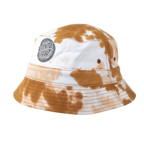 Кепка Santa Cruz Muerte Dot Bucket Hat Tie Dye Orangeish
