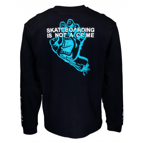 Лонгслив Santa Cruz LongsleeveMixed Up Crime Hand L/S  Black