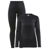 Термобілизна Craft Core Warm Baselayer Set Woman Black