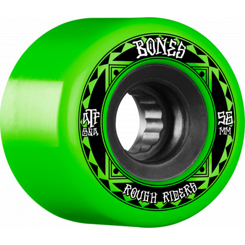 Колеса скейт BONES WHEELS ATF Rough Rider Runners 56mm 80a Green