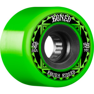 Колеса скейт BONES WHEELS ATF Rough Rider Runners 59mm 80a Green