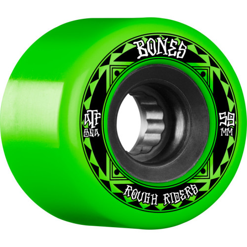 Колеса скейт BONES WHEELS ATF Rough Rider Runners 59mm 80a Green