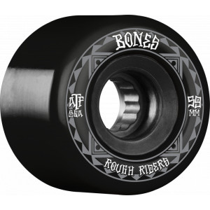 Колеса скейт BONES WHEELS ATF Rough Rider Runners 59mm 80a Black