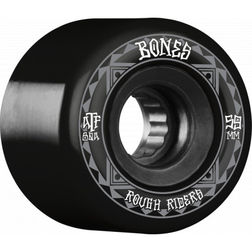 Колеса скейт BONES WHEELS ATF Rough Rider Runners 59mm 80a Black