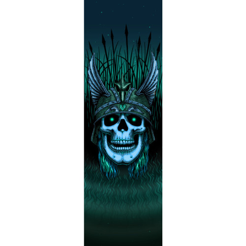 Наждак Powell Peralta Anderson Green Skull Grip Tape Sheet 10,5 x 33