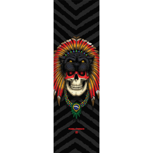 Наждак Powell Peralta Hoefler Skull Grip Tape Sheet 9 x 33