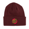 Шапка Santa Cruz Classic Dot Beanie Long Shoreman Hat Maroon