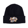 Шапка Independent Color Scattered Strip Beanie Long Shoreman Hat Black