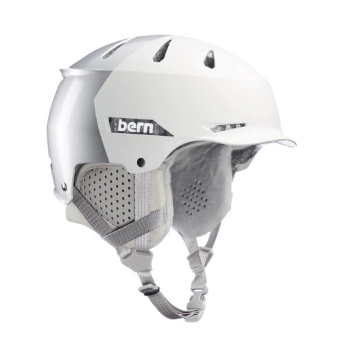 Шолом Bern Hendrix MIPS Metallic Silver Hatstyle w/Black Liner