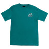 Футболка Santa Cruz Split Not A Dot S/S Heavyweight T-Shirt Teal
