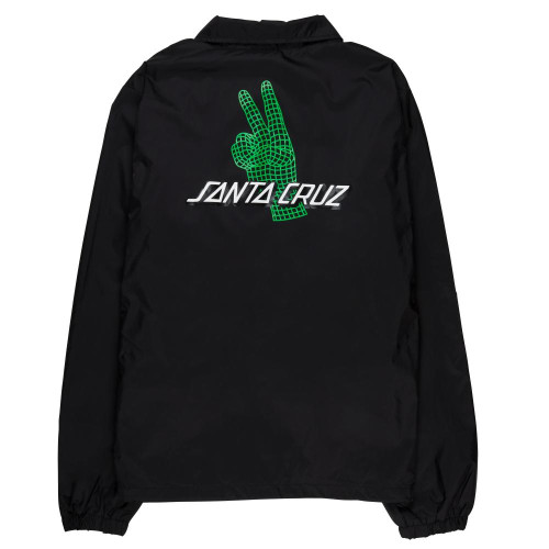Куртка Santa Cruz Jacket Atomic Peace Strip Coach Jcket Black