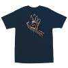 Футболка Santa Cruz Melting Hand S/S Premium T-Shirt Eco Navy