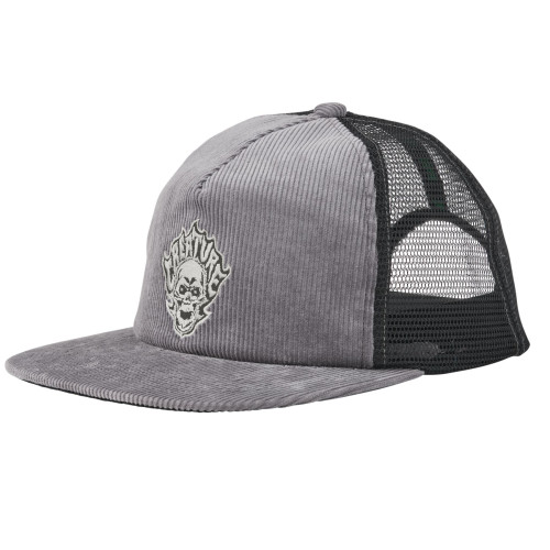 Кепка Creature Bonehead Flame Mesh Trucker Unstructured Hat Cool Grey
