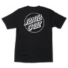 Футболкa Santa Cruz Opus Dot S/S Heavyweight T-Shirt Black w/White