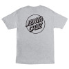 Футболкa Santa Cruz Opus Dot S/S Heavyweight T-Shirt Hthr Grey w/Black