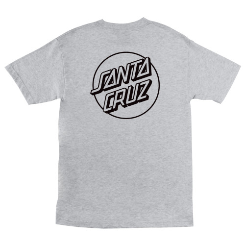 Футболкa Santa Cruz Opus Dot S/S Heavyweight T-Shirt Hthr Grey w/Black