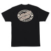 Футболкa Santa Cruz MFG Oval Dot S/S Heavyweight T-Shirt Black