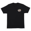 Футболкa Santa Cruz MFG Oval Dot S/S Heavyweight T-Shirt Black