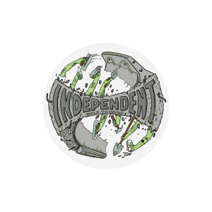 Стікер Independent Build to Grind Clear Mylar Sticker Multi 4 in x 4 in