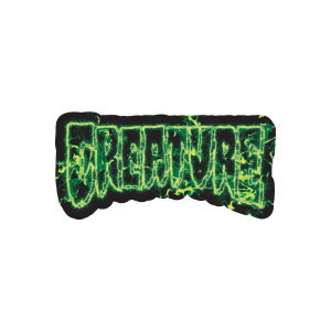 Стікер Creature Inferno Logo Outline Clear Mylar Sticker Green/Yellow 2.38 x 4.88