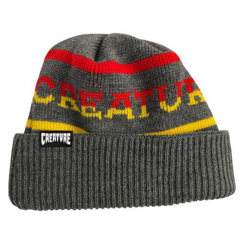 Шапка Creature Burnoutz Beanie Long Shoreman Hat Grey