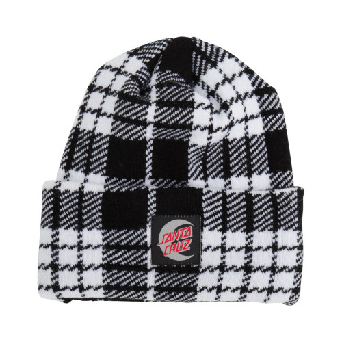 Шапка Santa Cruz Moon Dot Beanie Long Shoreman Hat Plaid
