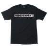 Футболкa Independent Bar Logo S/S Heavyweight T-Shirt Black