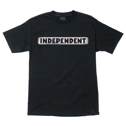 Футболкa Independent Bar Logo S/S Heavyweight T-Shirt Black
