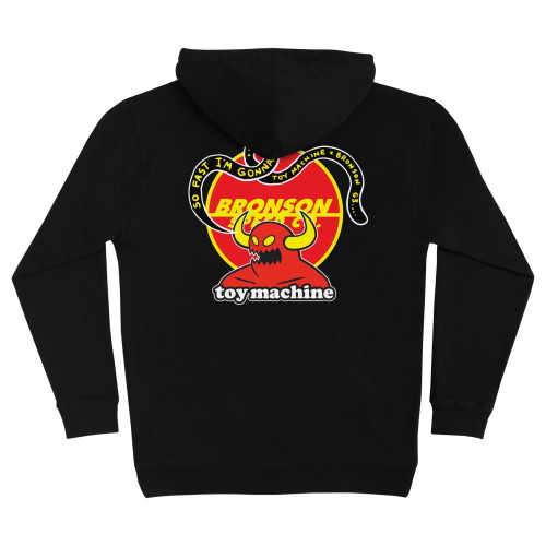 Худі Bronson x Toy Machine P/O Hooded Heavyweight Sweatshirt Black