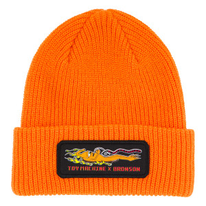 Шапка Bronson x Toy Machine Beanie Long Shoreman Hat Orange OS Unisex