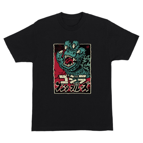 Футболкa Santa Cruz Godzilla Hand Front S/S Heavyweight T-Shirt Black