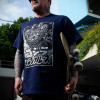 Футболкa Santa Cruz Godzilla Hand Front S/S Heavyweight T-Shirt Navy