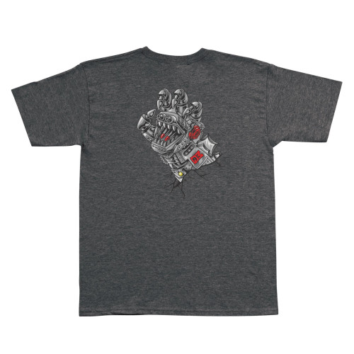 Футболкa для підлітків Santa Cruz Godzilla Mecha Hand S/S Midweight T-Shirt Dk Hthr Youth