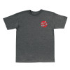 Футболкa для підлітків Santa Cruz Godzilla Mecha Hand S/S Midweight T-Shirt Dk Hthr Youth