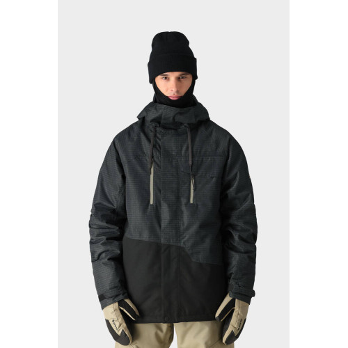 Куртка 686 W25 Mns Geo Insulated Jacket Black Ripstop Colorblock