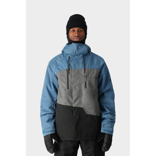 Куртка 686 W25 Mns Geo Insulated Jacket Stellar Blue Colorblock