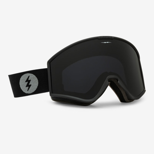 Маска Electric EK1,S STEALTH BLACK DARK GREY+BL YELLOW