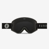 Маска Electric EK1,S STEALTH BLACK DARK GREY+BL YELLOW