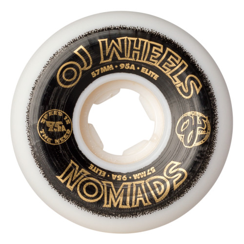 Колеса скейт OJ Wheels 57mm Elite White Nomads 95a