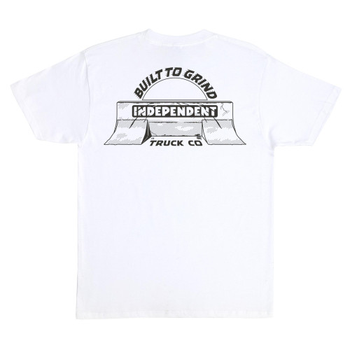 Футболка Independent Bar-rier S/S Heavyweight T-Shirt White