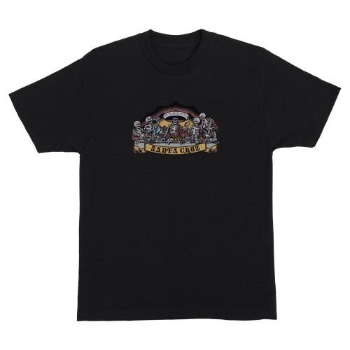 Футболка Santa Cruz Guzman Dead Diners Front S/S Heavyweight T-Shirt Black