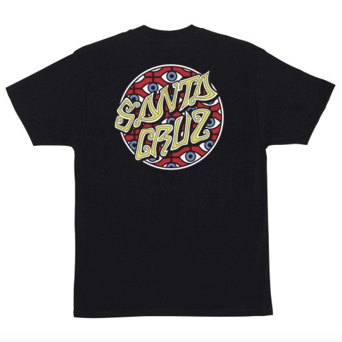 Футболка Santa Cruz Salba Eyes Dot S/S Heavyweight T-Shirt Black