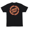 Футболка Santa Cruz Flame Ringed Dot S/S Heavyweight T-Shirt Black