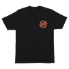 Футболка Santa Cruz Flame Ringed Dot S/S Heavyweight T-Shirt Black