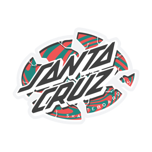 Стікер Santa Cruz Warp Broken Dot Mylar Sticker Multi 13/10см