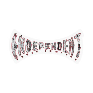 Стікер Independent Genuine Parts Clear Mylar Sticker Black/Red/White