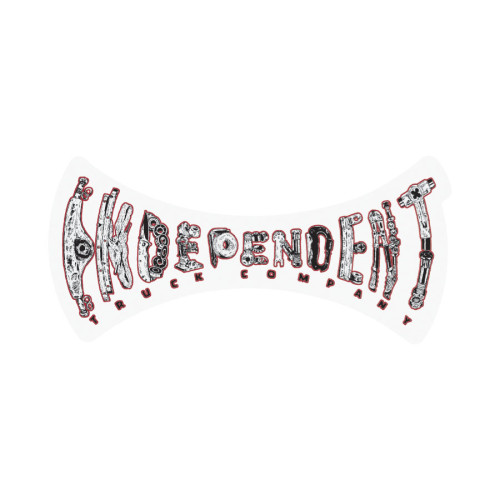 Стікер Independent Genuine Parts Clear Mylar Sticker Black/Red/White