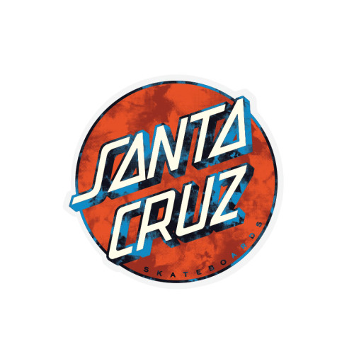 Стікер Santa Cruz Wash Dot Clear Mylar Sticker Multi 7/7см